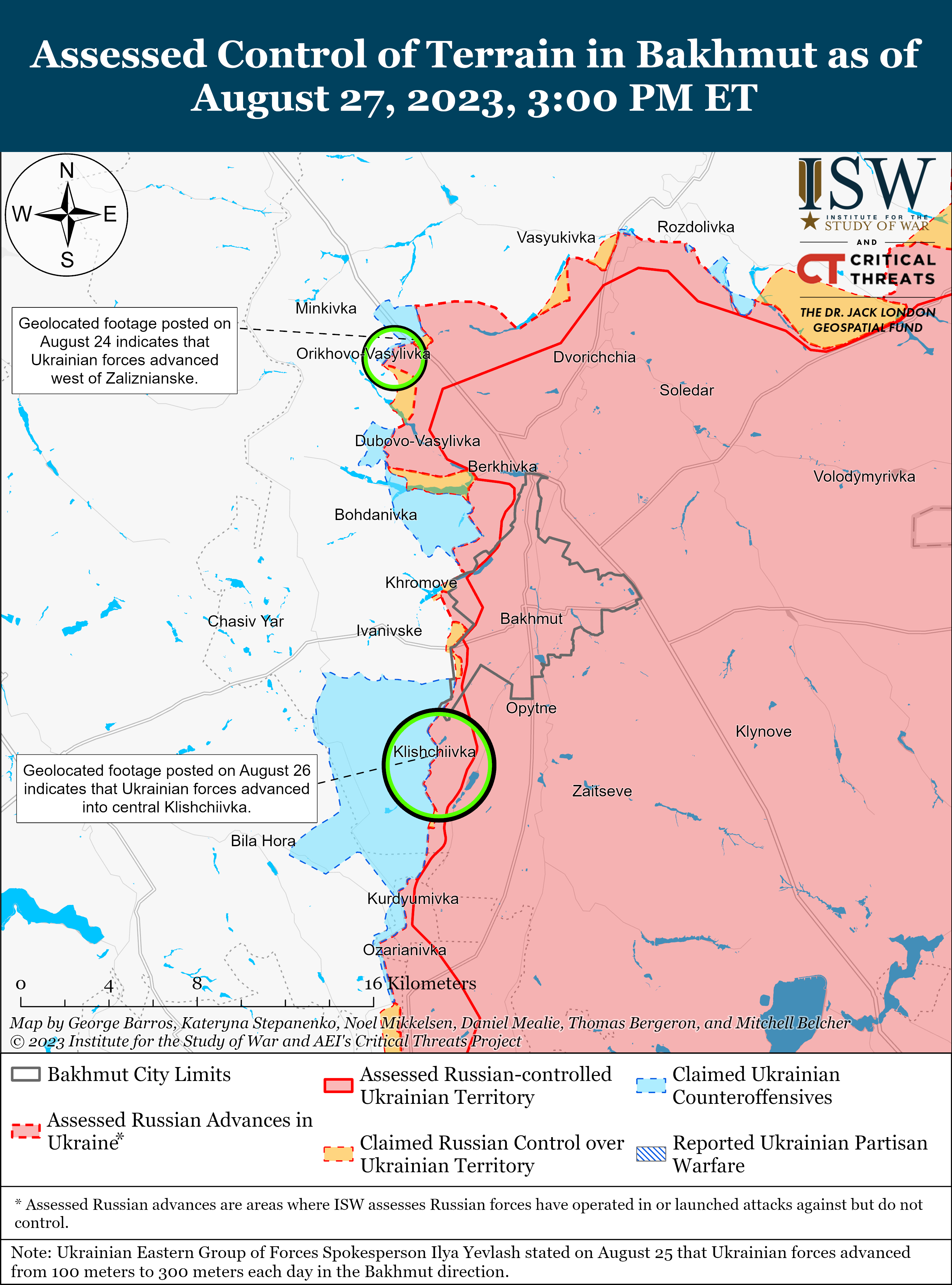 Russian Offensive Campaign Assessment, August 27, 2023 | Institute For ...